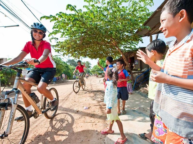 Riding Bike on Countryside, Tour, Cozy Vietnam Travel