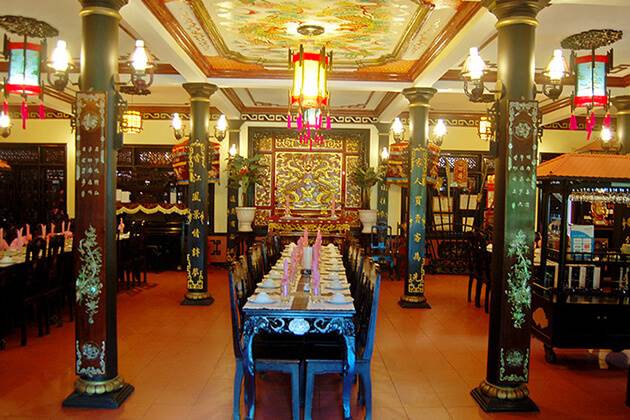 Royal park restaurant in Hue, Vietnam, Cozy Travel