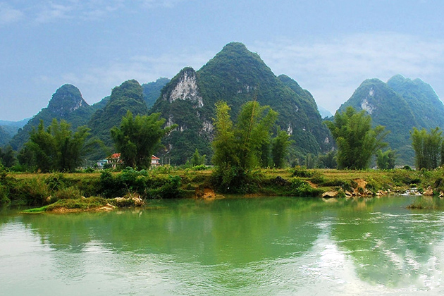 Scenic View near Nguom Ngao Cave in Cao Bang, Tours, Cao Bang, Cozy Vietnam Travel