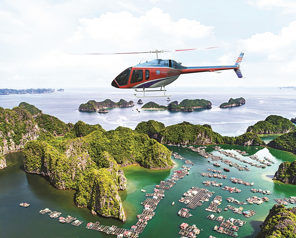Hanoi – Halong Bay Tour by Helicopter – 1 Day