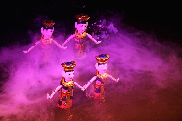 Water Puppet Show in Hanoi, Tours, Cozy Vietnam Travel