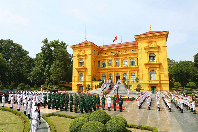 Presidential Palace, Ho Chi Minh Complex, Hanoi City Tours, Cozy Vietnam Travel