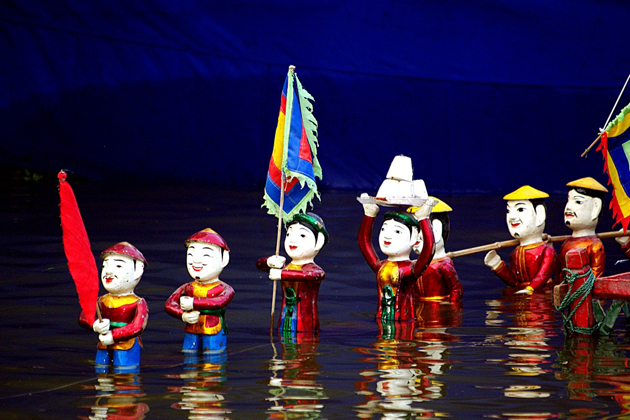 Water Puppetry Hanoi, Hanoi City Tours, Vietnam Tours, Cozy Vietnam Travel