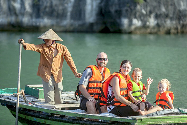 Halong Bay Tours, Bamboo Boat Trip, Luon Cave, Cozy Vietnam Travel