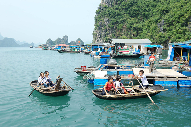 Halong Bay Fishing Village, Halong Bay Tours, Cozy Vietnam Travel