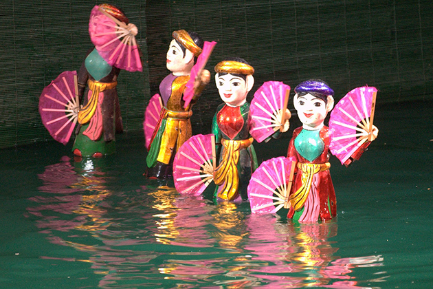 Water puppet Show, Cozy Vietnam Travel, Vietnam Tours