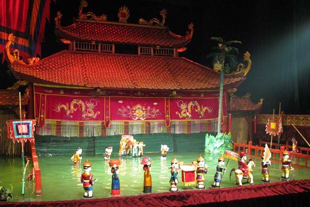 Water Puppet Performance, Hanoi City Tours, Cozy Vietnam Travel