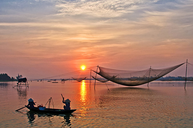 Sunset in Cua Dai Beach, Hoi an Travel, Cozy Vietnam Travel, Vietnam Tours
