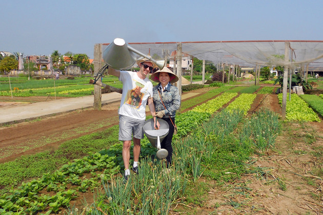 Tra Que Farming in Hoi an, Hoi an Cooking Class Tours, Cozy Vietnam Travel