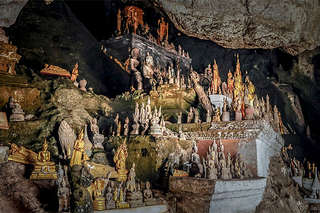 Pak Ou Caves in Lao, Cozy Vietnam Travel