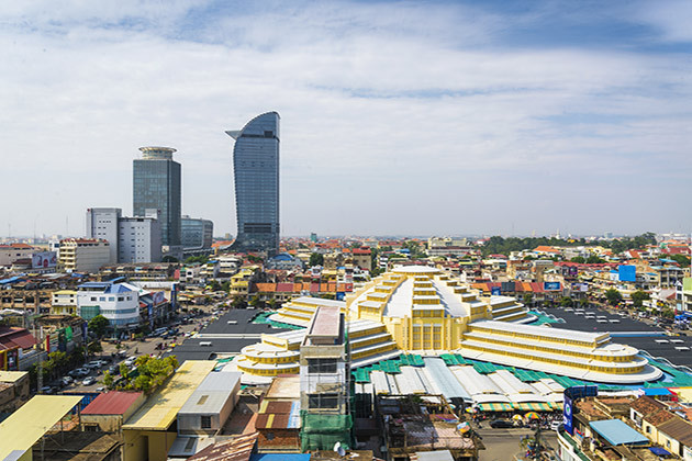 Phnom Penh city, Indochina tour