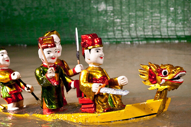 water puppet show of hanoi family tour
