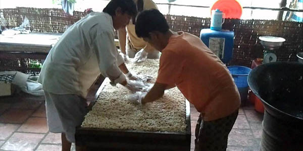 Rice pop corn workshop in Mekong Delta, Cozy Vietnam Travel, Vietnam Tours