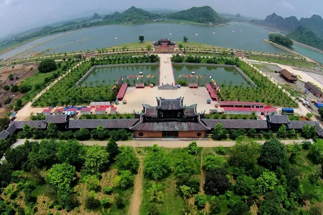 Bai Dinh Pagoda complex aerial view, Ninh Binh