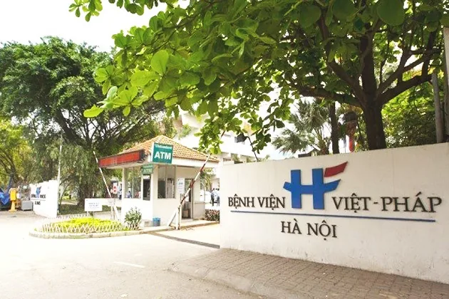 Hanoi French Hospital (Benh Vien Viet-Phap) exterior