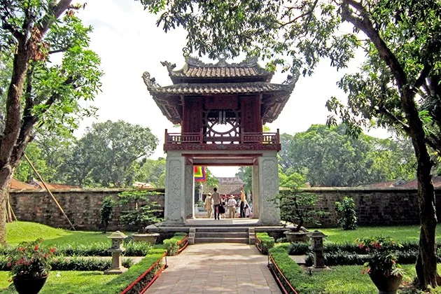 Temple of Literature entrance gate, Hanoi